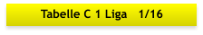 Tabelle C 1 Liga   1/16