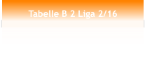 Tabelle B 2 Liga 2/16